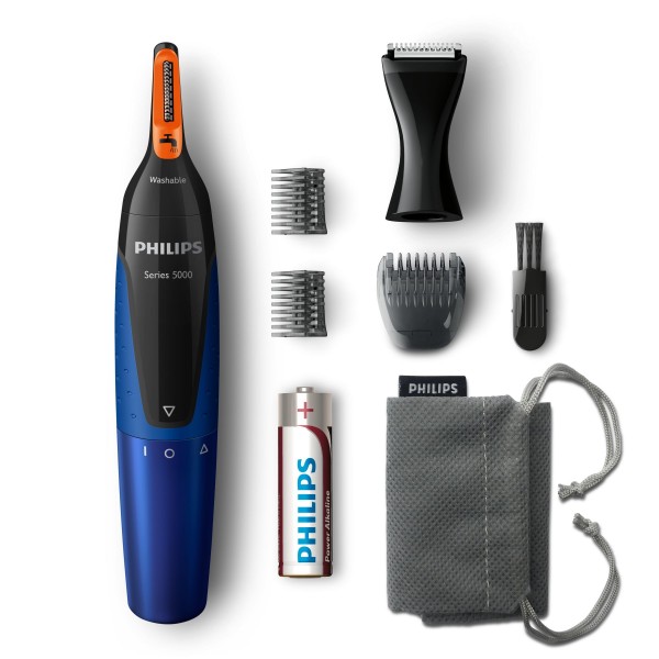 Philips NOSETRIMMER Series 5000 Gentle nose, neck & sideburns trimmer NT5175 16